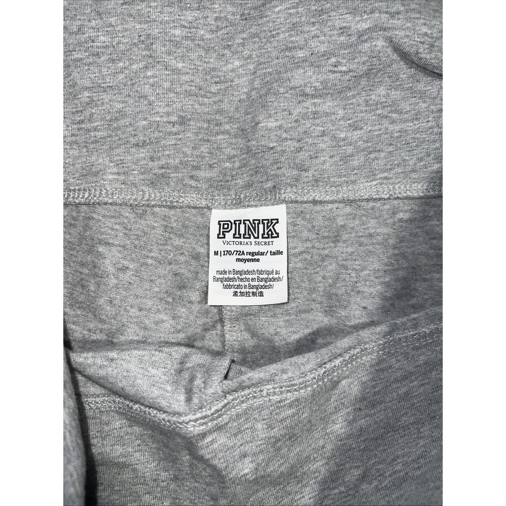 PINK by Victoria's Secret Foldover Flare Leggings Gray Womens Size Medium - Picture 3 of 9
